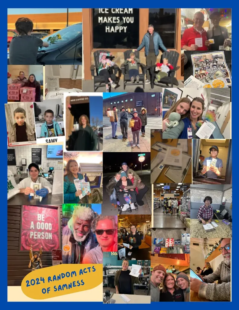 A photo collage of Random Acts of Sadness in 2025