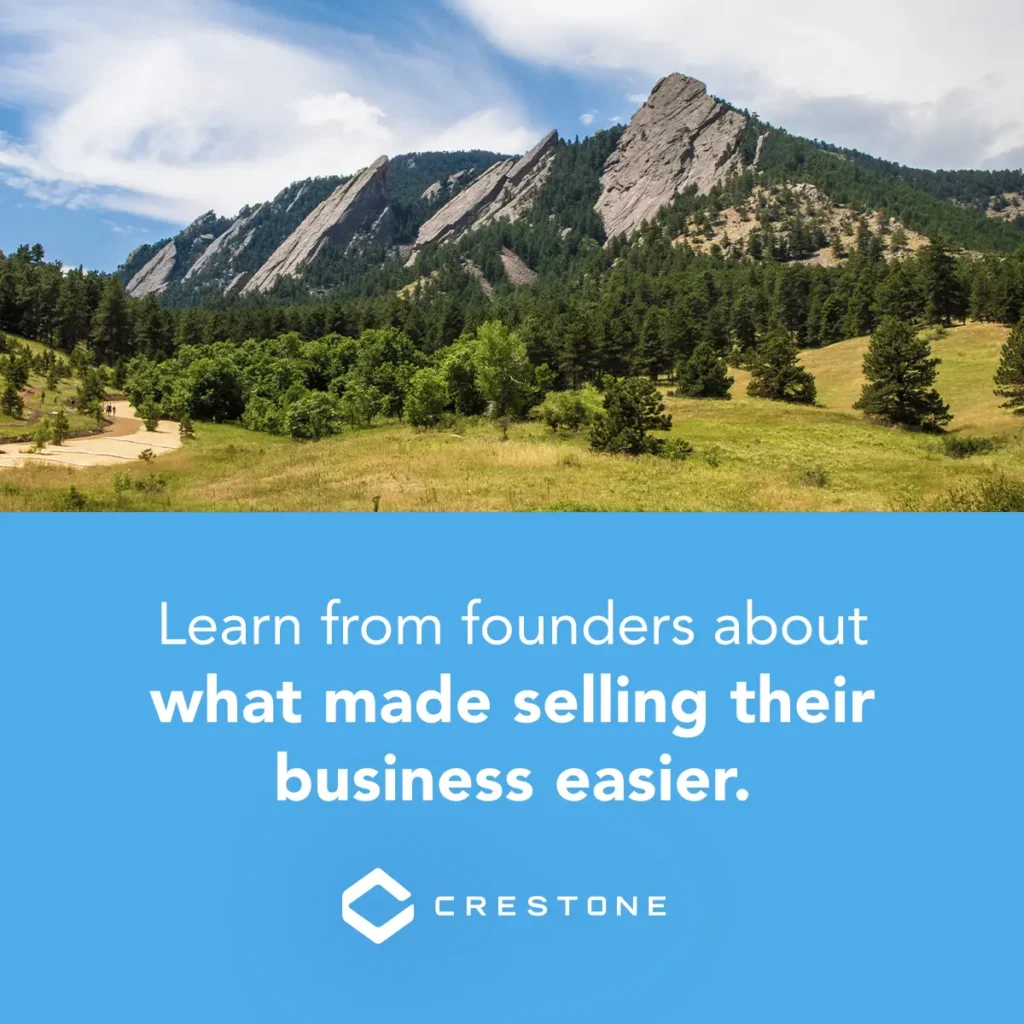 A sample ad for Crestone Capital