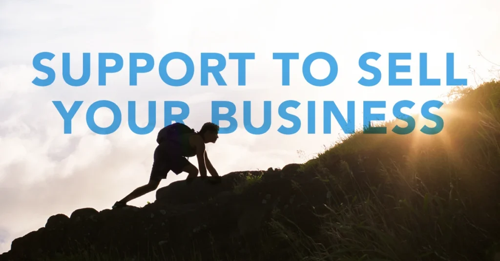 A sample ad for Crestone Capital that reads: Support to sell your business