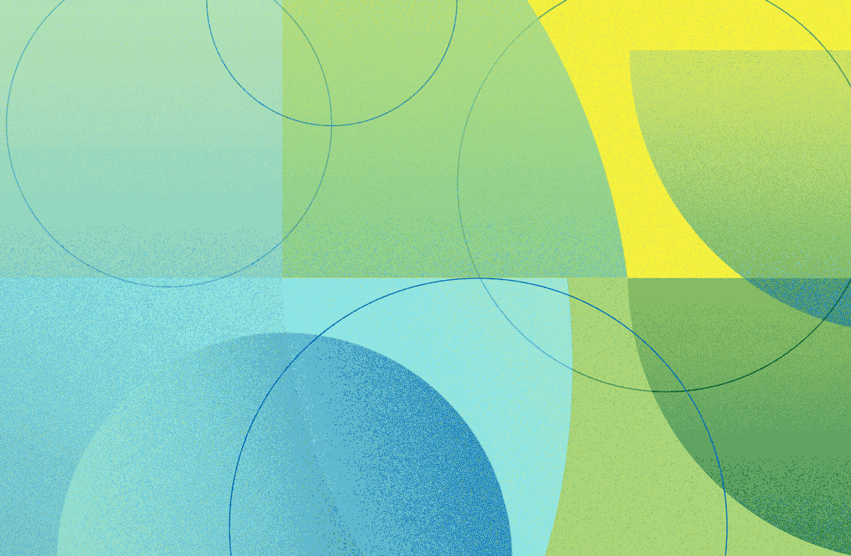 A gif spelling the word connection in the style of the CNA annual report from 2022.