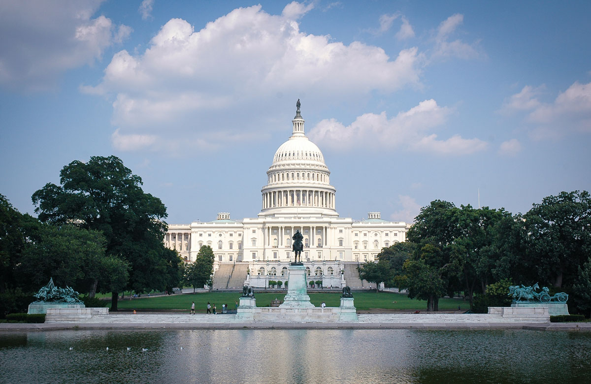 The U.S. Capitol building in Washington D.C.