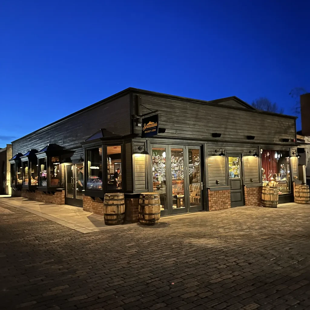 Outdoor view of Stranahan's Aspen Tasting Lodge